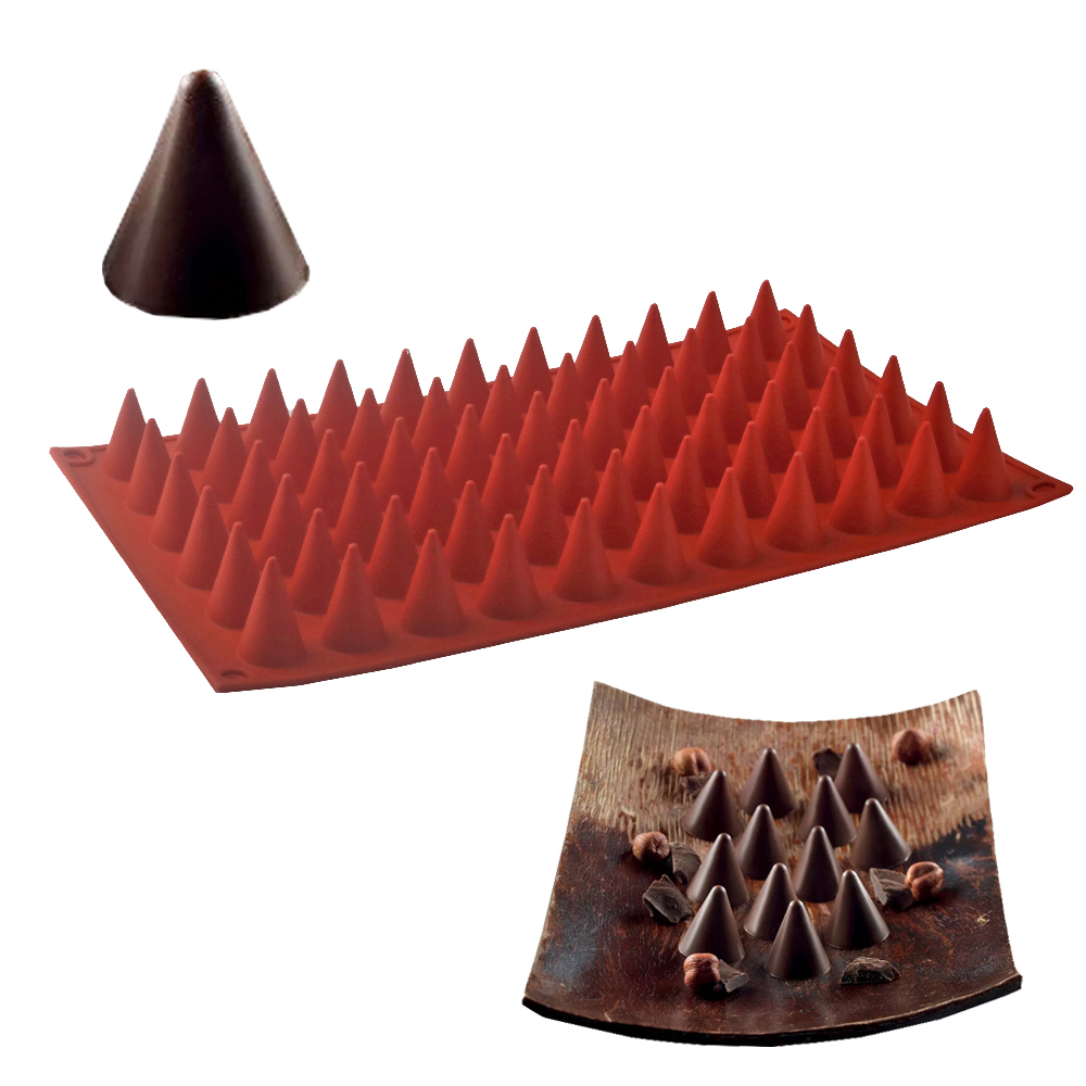 Kitchen Appliances Baking - 66-Cells Cone Chocolate Baking Mold Food