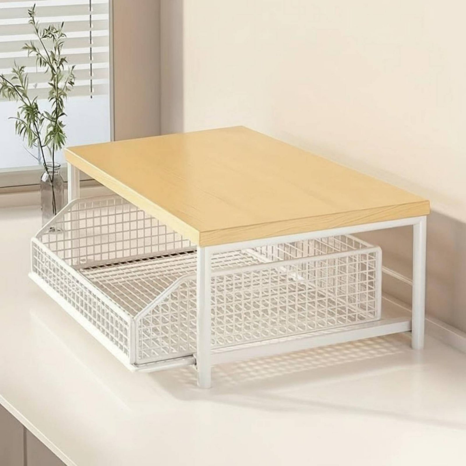 Kitchen Appliances In - 2-Tier Kitchen Counter Rack Space Saving