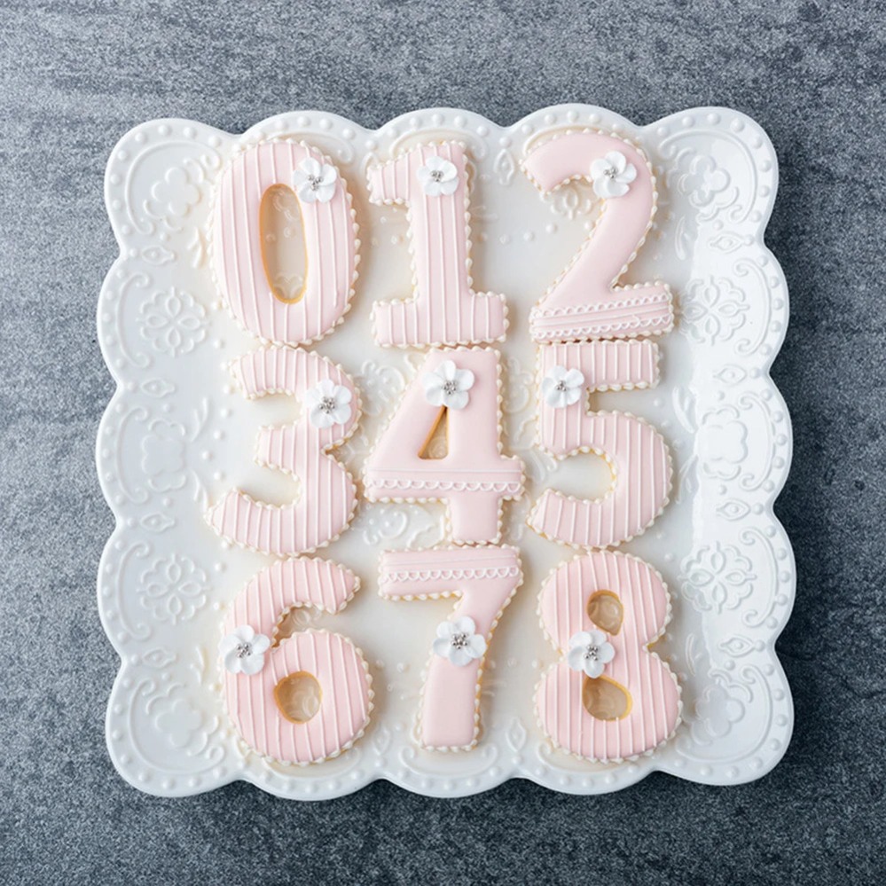 Kitchen Appliances Baking - Large Numbers Cookie Cutters Biscuit Mold