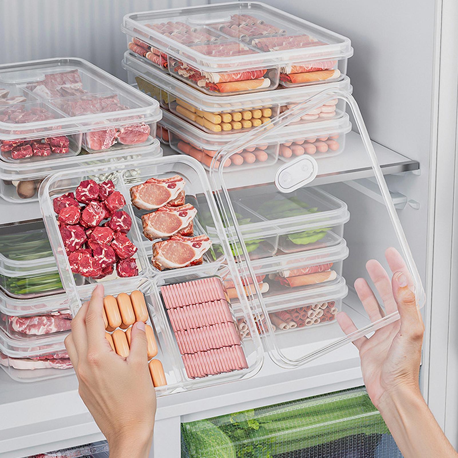 Kitchen Appliances Refrigerators - 1PC Refrigerator Storage Box Meat Vegetable