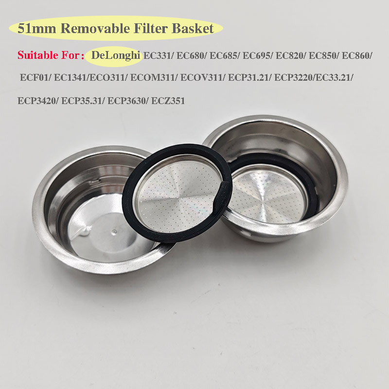 Delonghi Espresso Magnifica - 51mm Coffee Machine Accessories Removable Filter