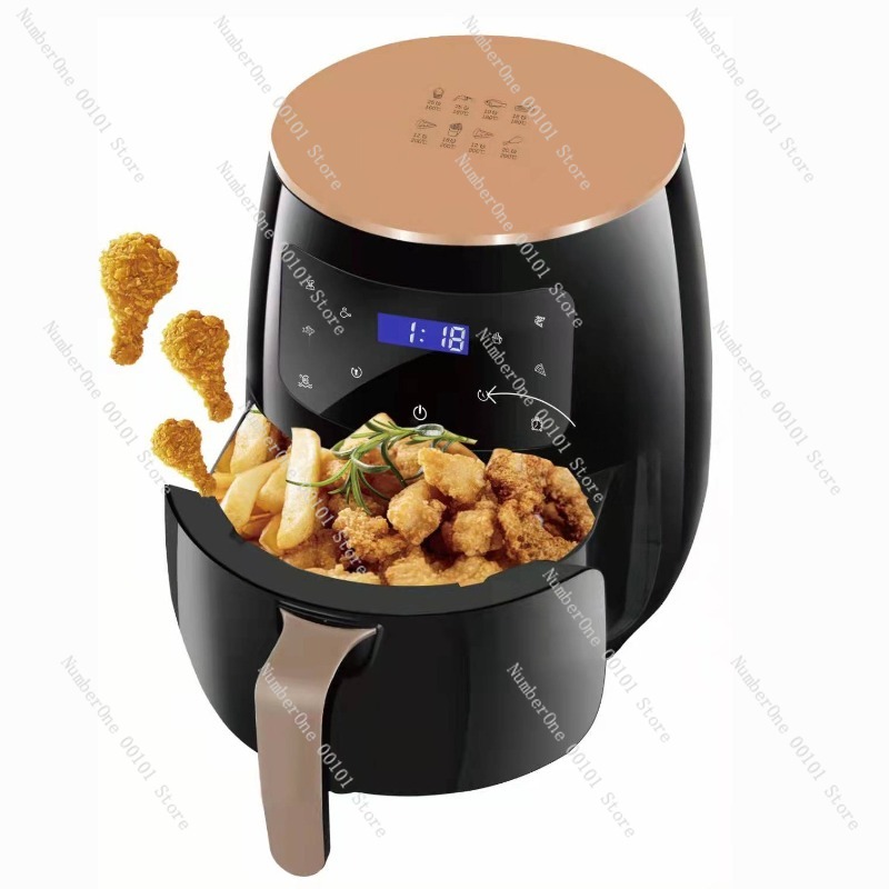 Kitchen Appliances Electric - 6L Air Fryer Large Capacity Oil
