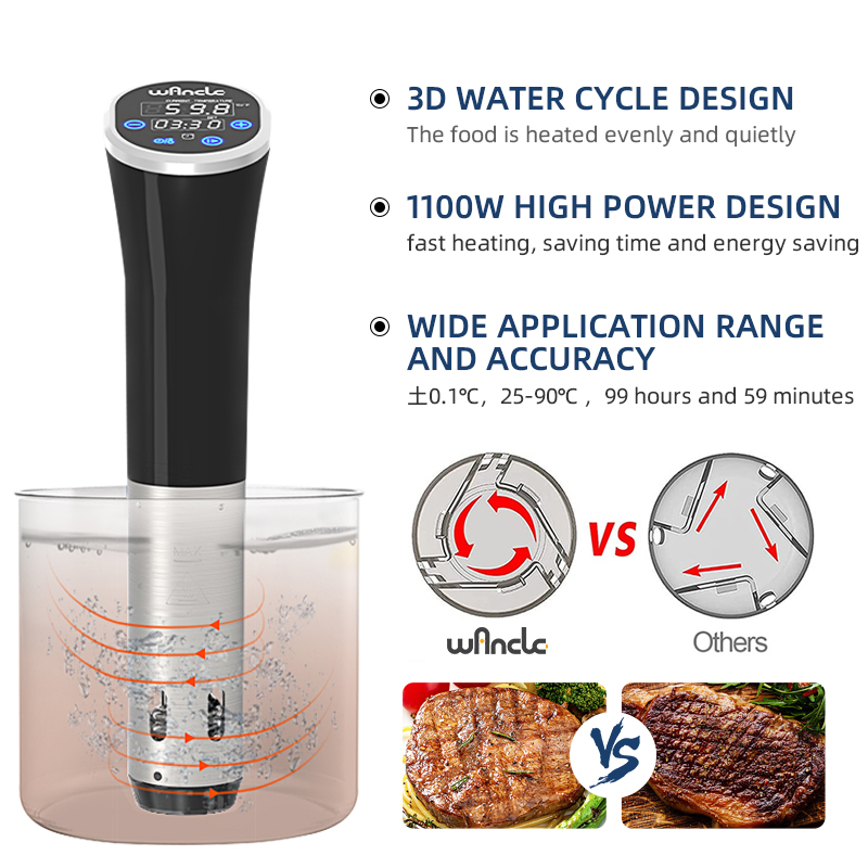 Wancle 1100W Sous Vide Cooker  - Sous Vide Immersion recension och pris