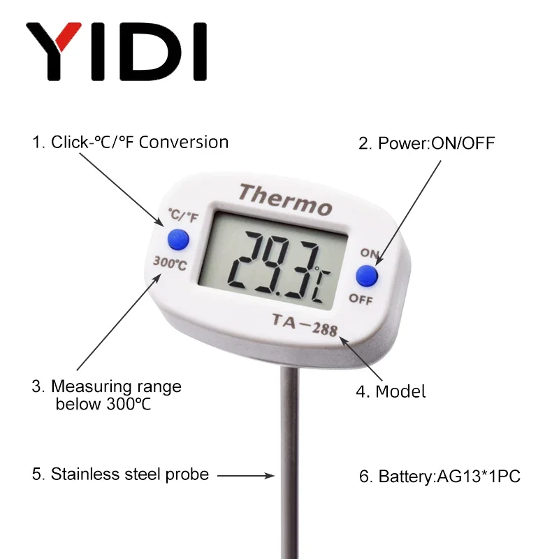 LCD Digital TA288 Food BBQ Pro - Kitchen Appliances Video recension och pris