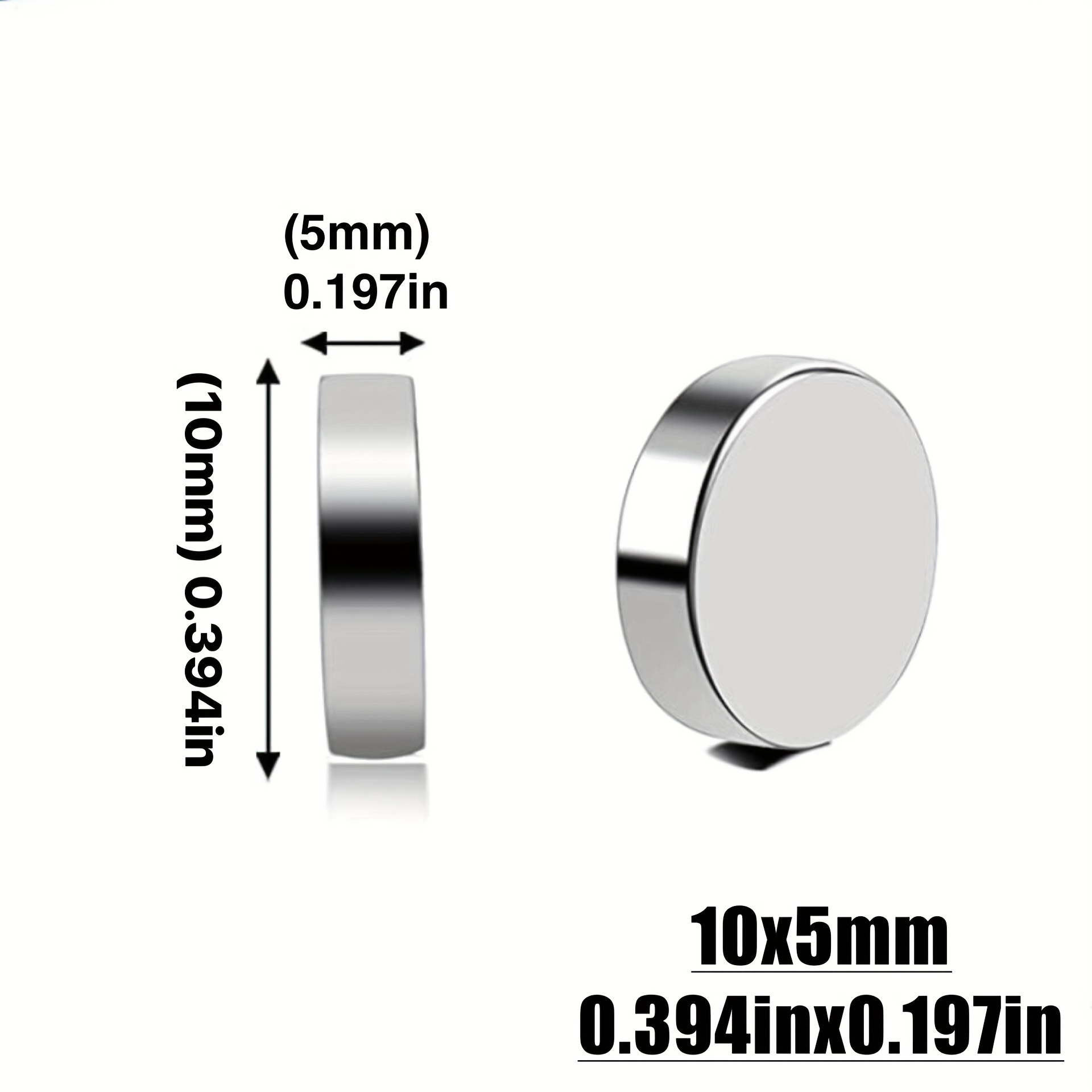 10pcs 10x5mm Magnets – Round F - Kitchen Appliances Refrigerators recension och pris