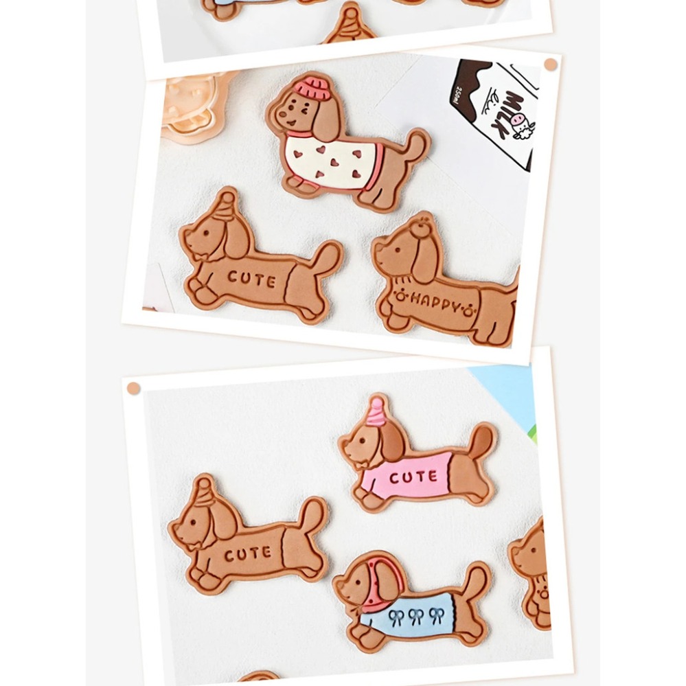 Cookie Mold Stamp Cartoon Saus - Kitchen Appliances Baking recension och pris