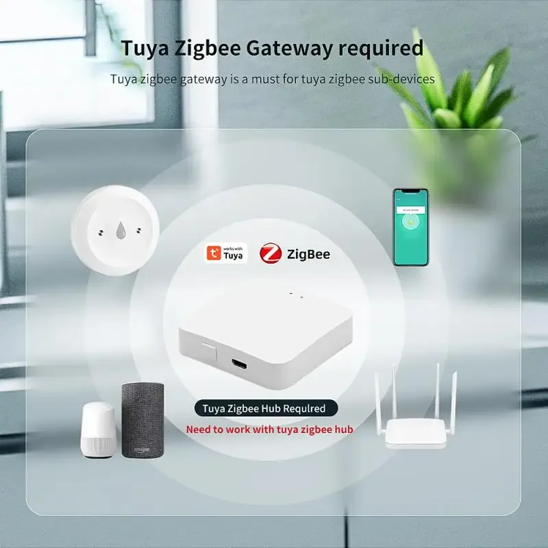 Zigbee Water Leak Sensor Smart - Kitchen Appliances Video recension och pris