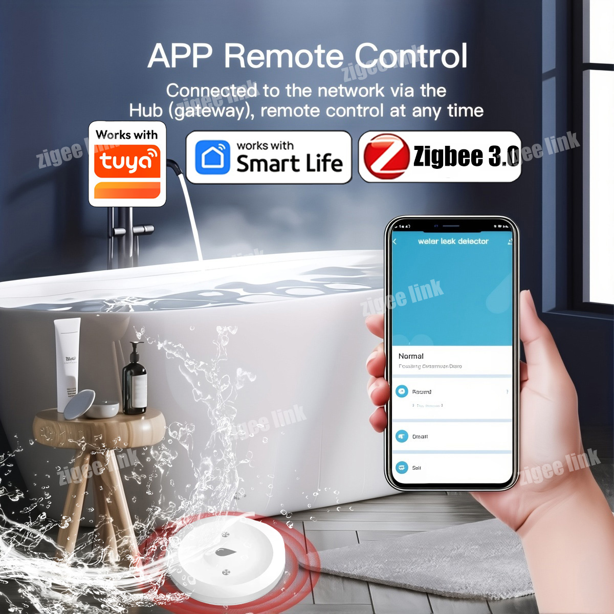Smart Water Leak Sensor For Tu - Kitchen Appliances Video recension och pris