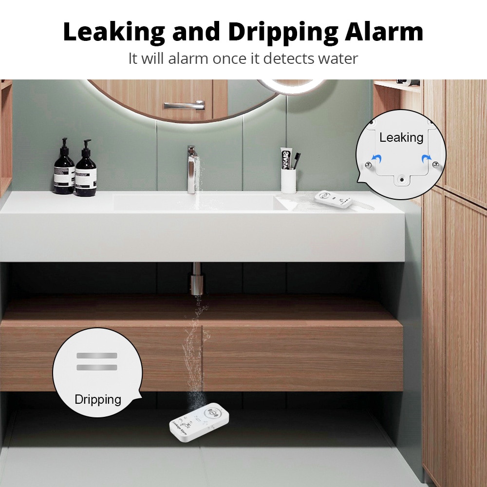 KERUI Wireless Water Sensor 90 - Kitchen Appliances Video recension och pris