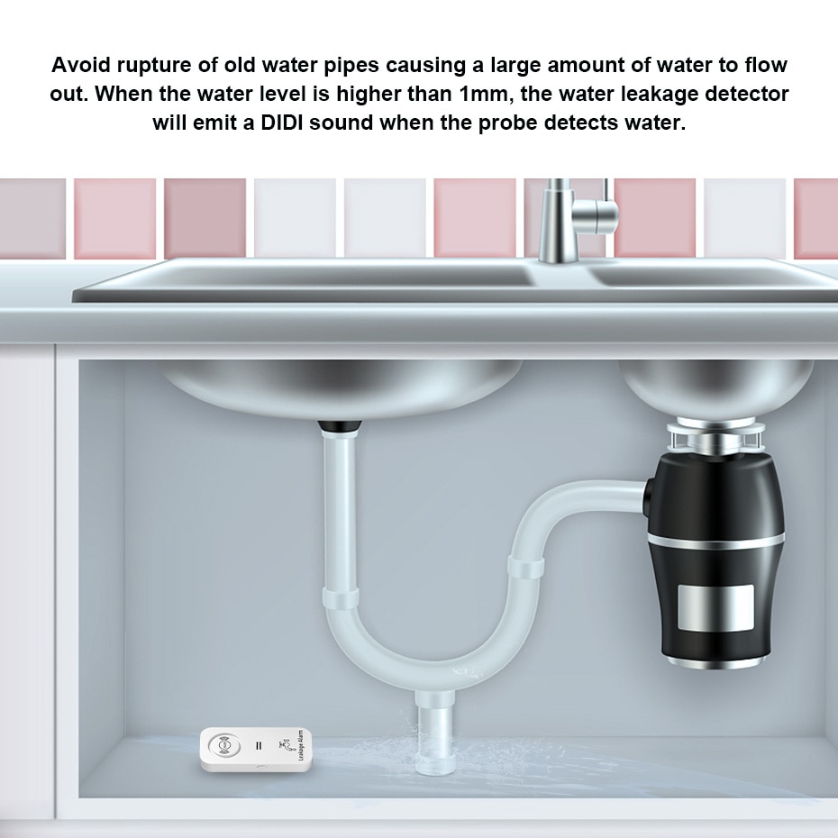 KERUI Wireless Water Sensor 90 - Kitchen Appliances Video recension och pris