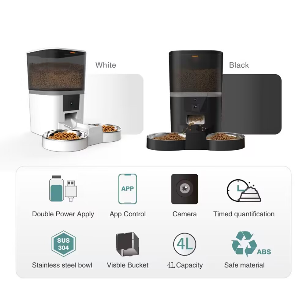 4L Automatic Cat Feeder Smart  - Kitchen Appliances Video recension och pris
