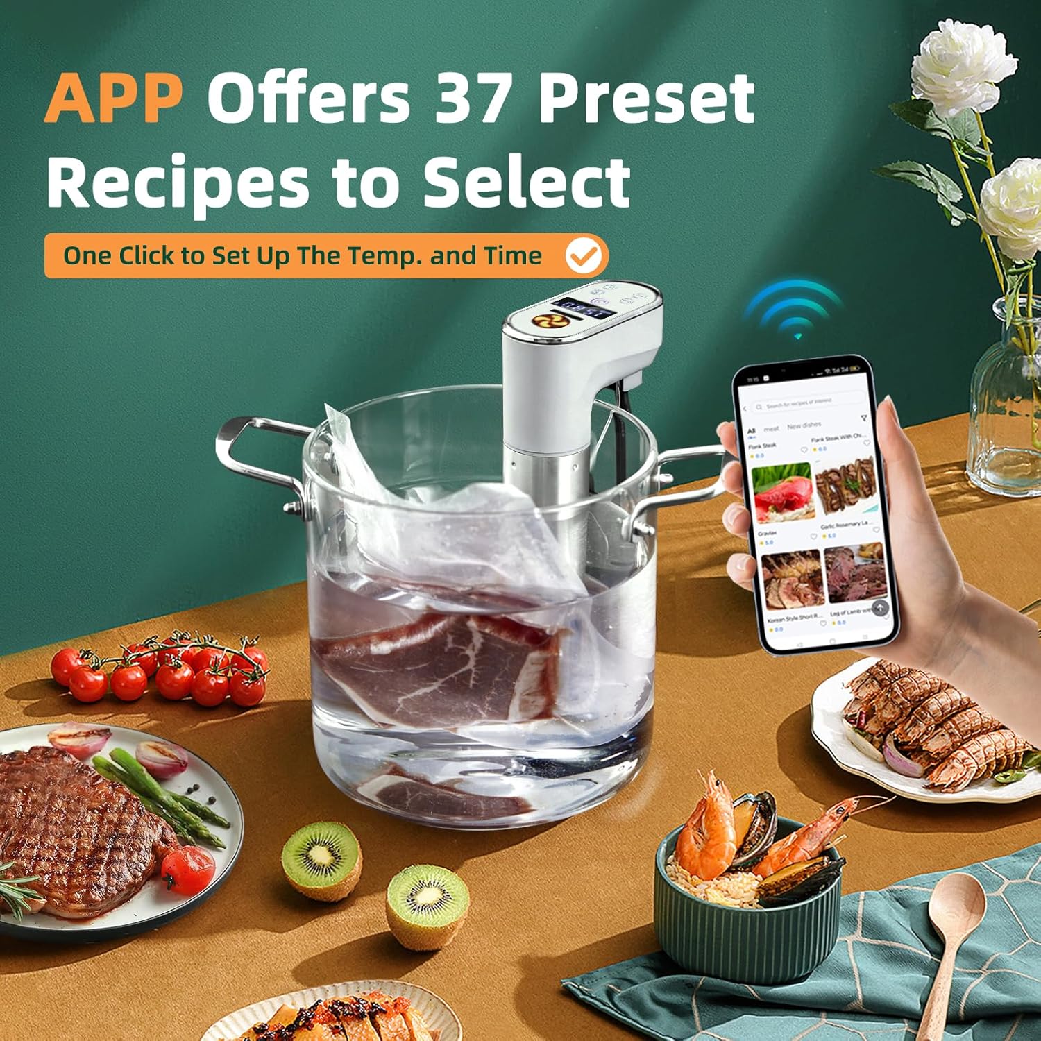 1300W WiFi Smart Sous Vide Coo - Sous Vide Immersion recension och pris