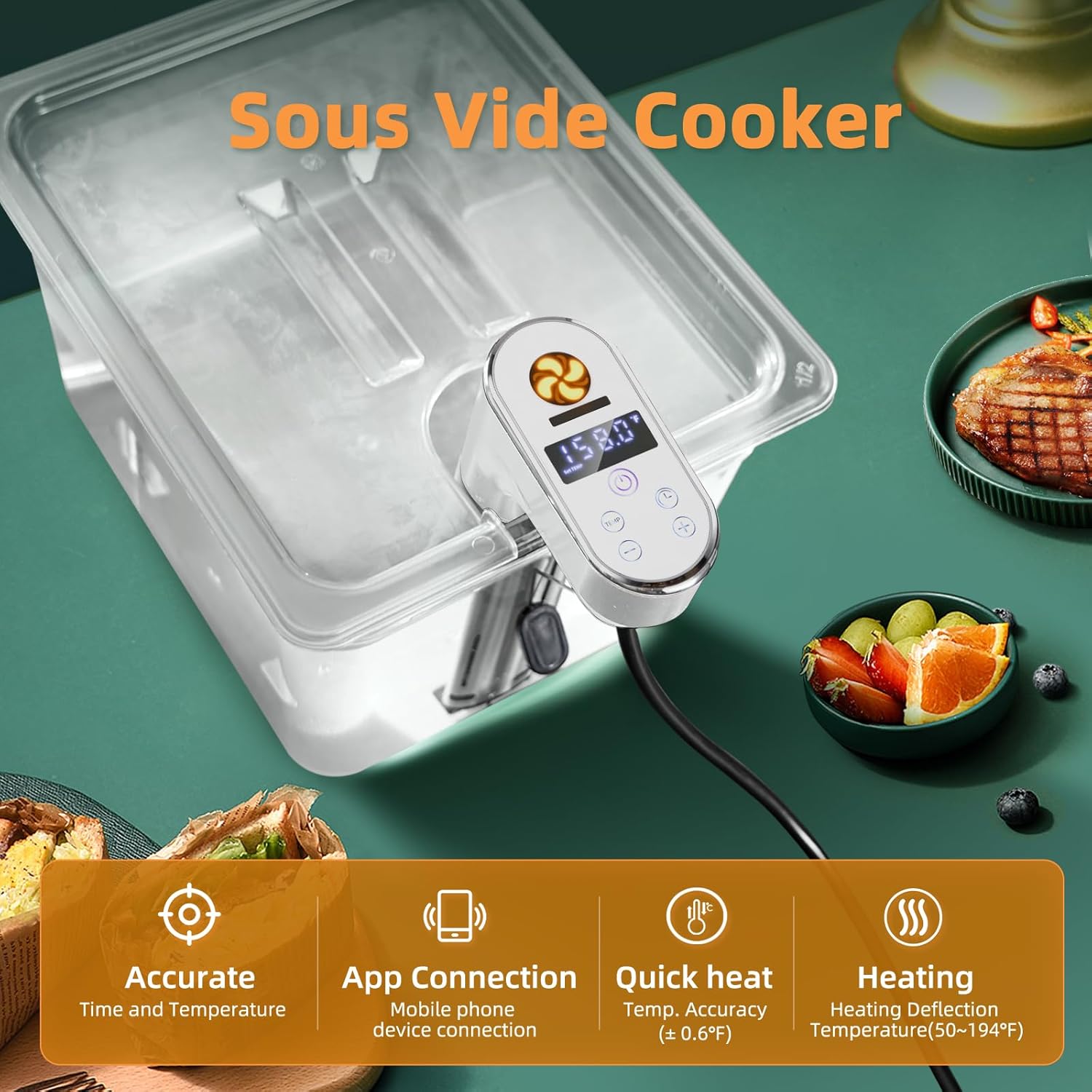 1300W WiFi Smart Sous Vide Coo - Sous Vide Immersion recension och pris