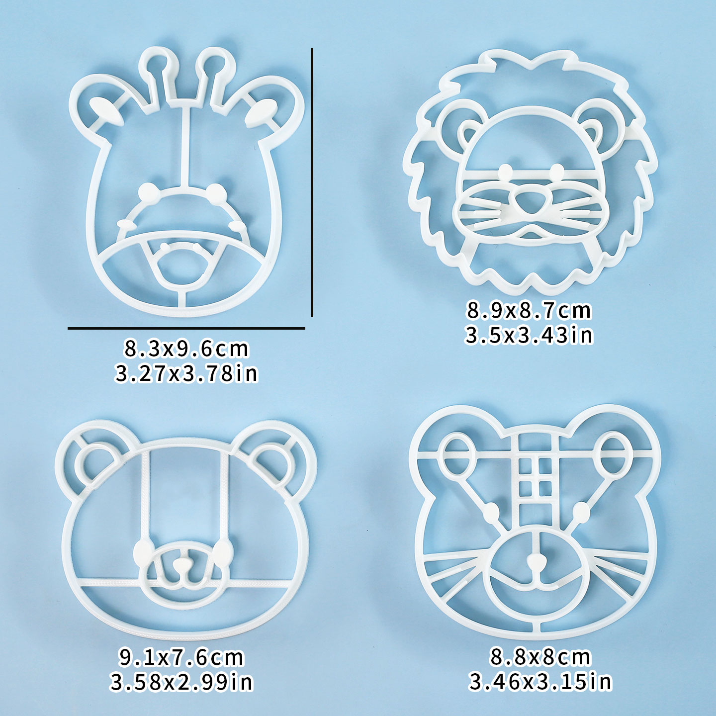 4 Pcs Animal Cookie Cutters Se - Kitchen Appliances Baking recension och pris