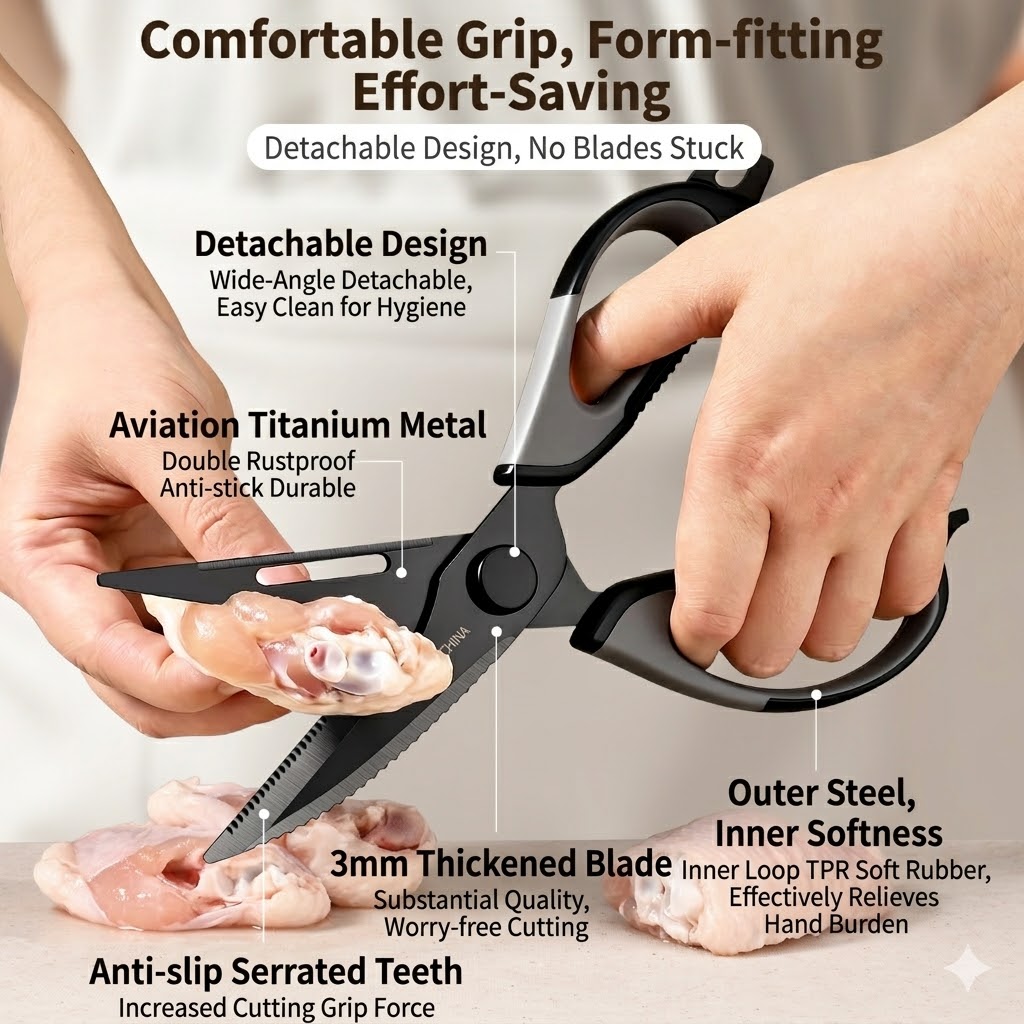 Kitchen scissors Titanium Chic - Kitchen Appliances Brand recension och pris