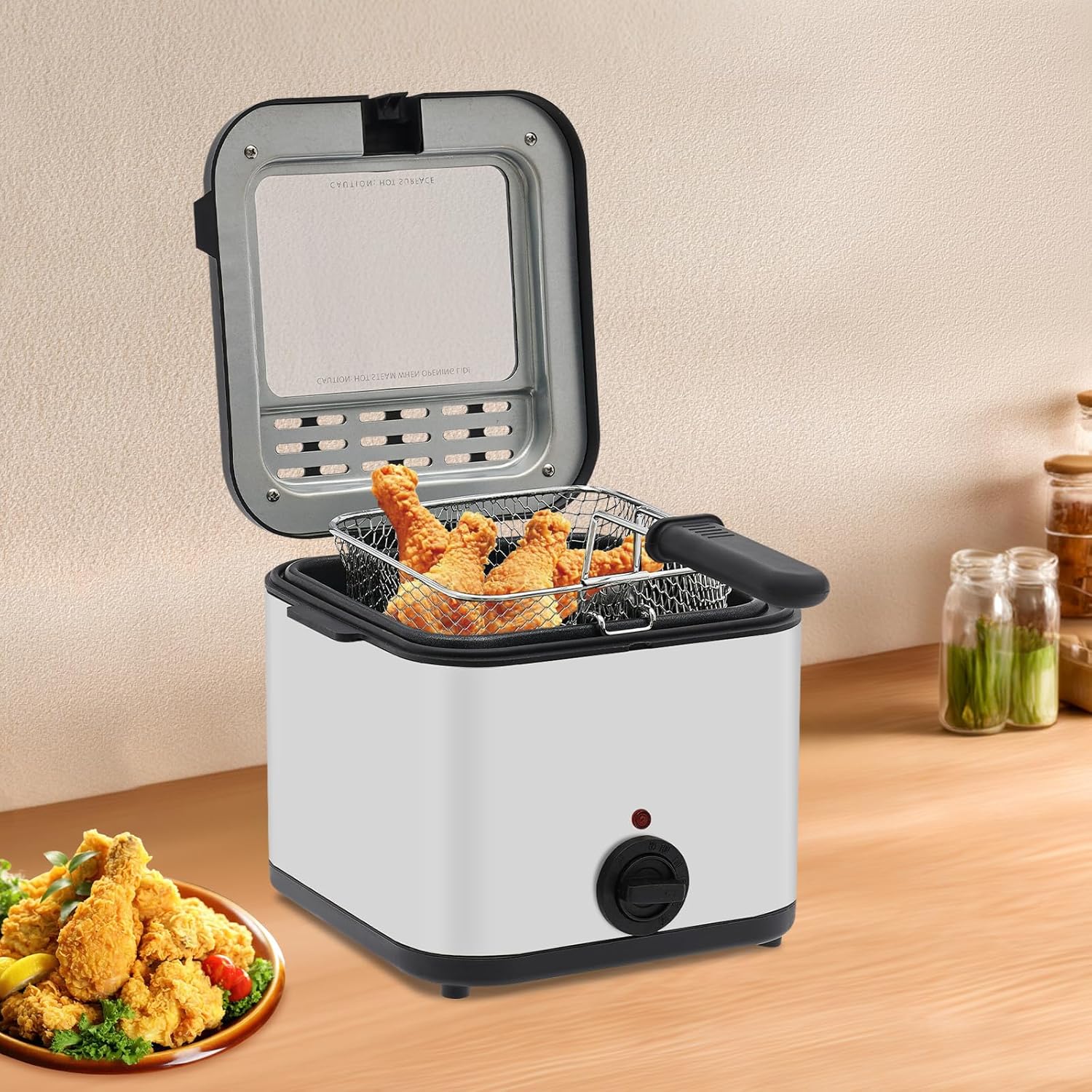 Countertop Electric Deep Fryer - Kitchen Appliances Electric recension och pris