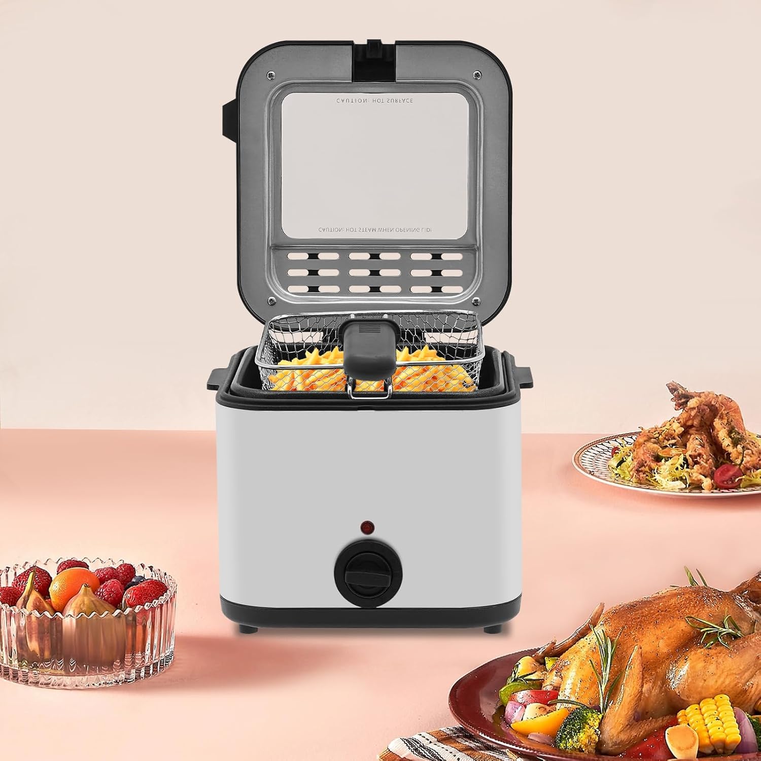 Countertop Electric Deep Fryer - Kitchen Appliances Electric recension och pris