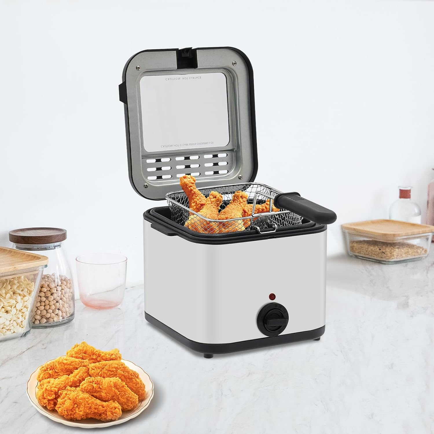 Countertop Electric Deep Fryer - Kitchen Appliances Electric recension och pris