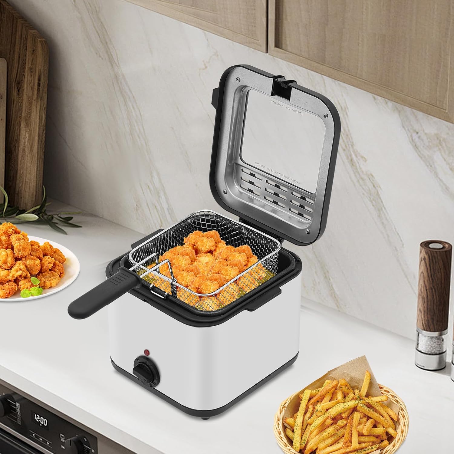 Countertop Electric Deep Fryer - Kitchen Appliances Electric recension och pris