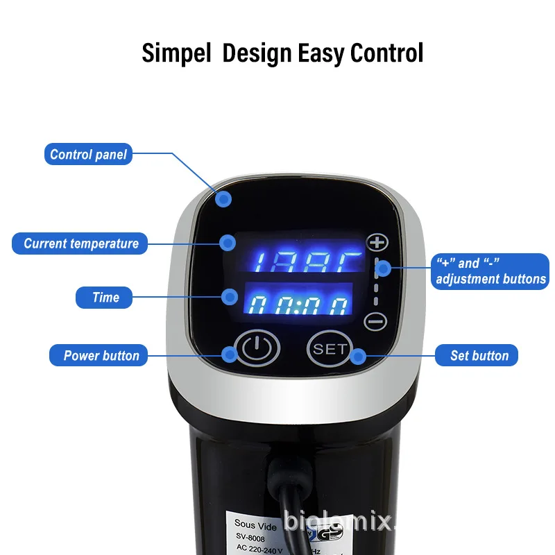 IPX7 Waterproof Sous Vide Prec - Sous Vide Immersion recension och pris