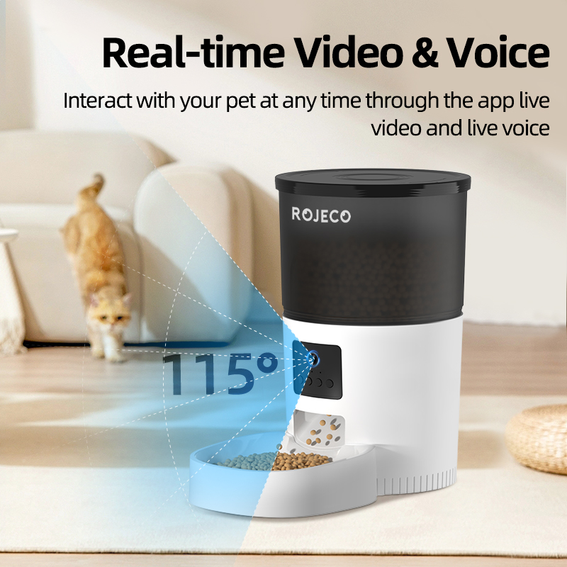 ROJECO Automatic Cat Feeder Wi - Kitchen Appliances Video recension och pris