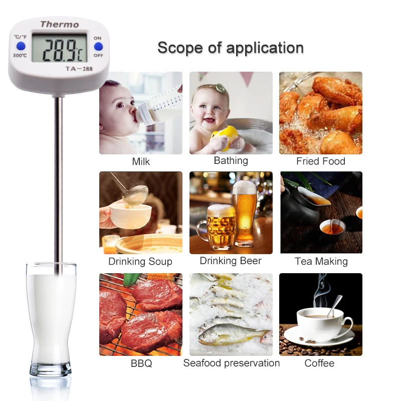 TA288 LCD Digital Food Thermom - Kitchen Appliances Video recension och pris
