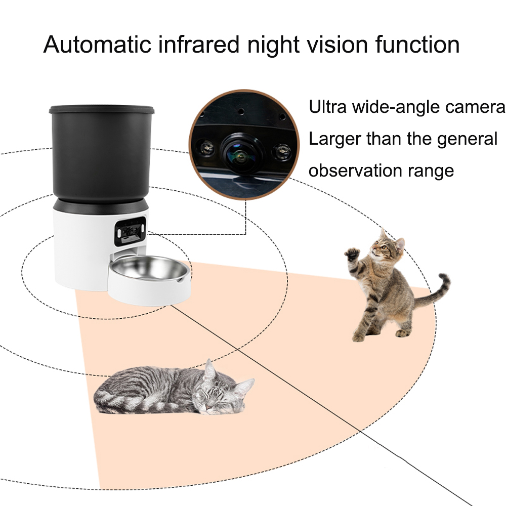 4L Pet Feeder Button WiFi Came - Kitchen Appliances Video recension och pris