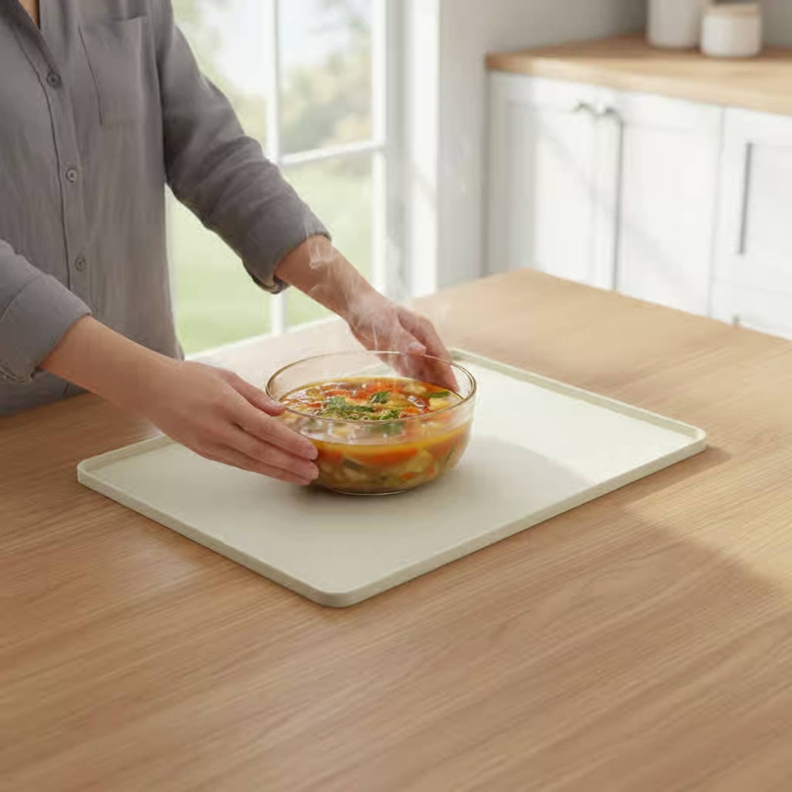 Silicone Microwave Top Mat Fle - Kitchen Appliances Baking recension och pris